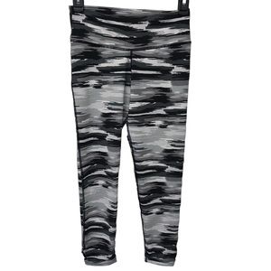 Aerie Women’s Size Small Collant Sans Pieds Black and Gray Leggings‎